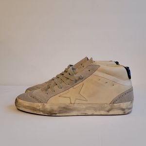 Golden Goose Midstars Rare Beige with green black blue 40